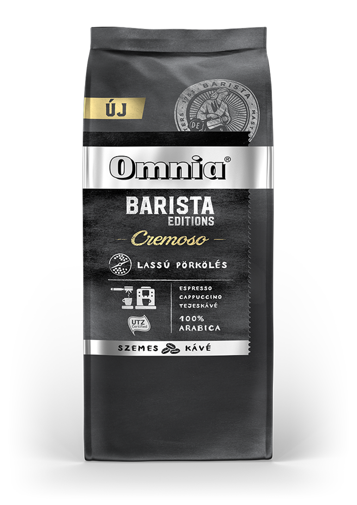 Douwe Egberts Omnia Barista Editions Cremoso 900 g szemes kávé