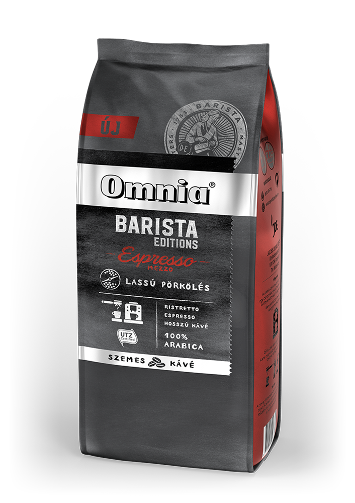 Douwe Egberts Omnia Barista Editions Espresso Mezzo 900 g szemes kávé