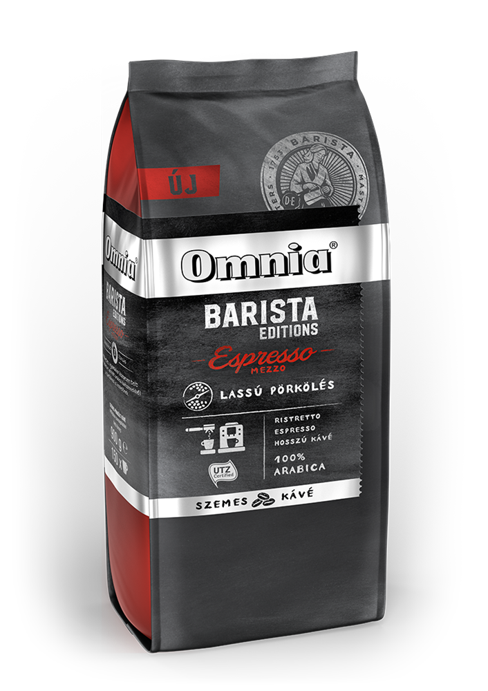 Douwe Egberts Omnia Barista Editions Espresso Mezzo 900 g szemes kávé