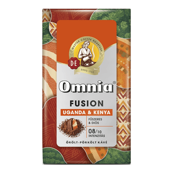 Douwe Egberts Omnia Fusion Uganda&Kenya 225g őrölt kávé