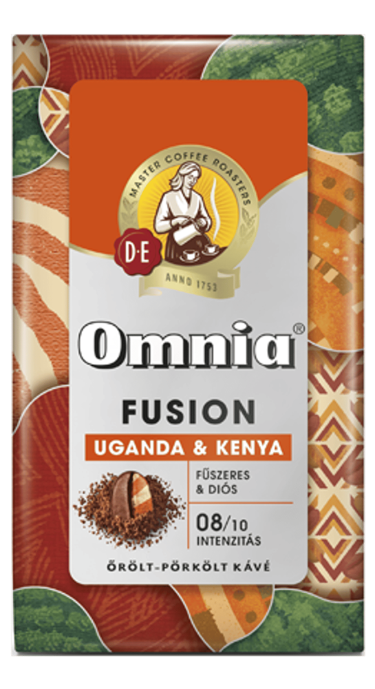 Douwe Egberts Omnia Fusion Uganda&Kenya 225g őrölt kávé