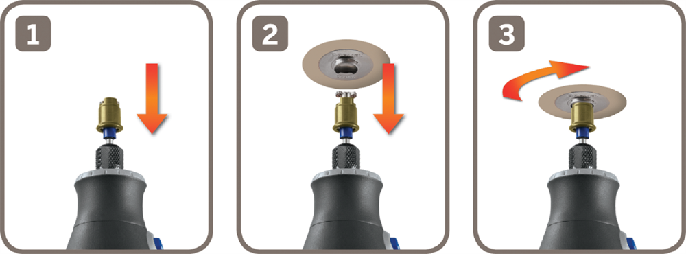 Dremel 2615S402JB SC402 EZ SpeedClic tartozék tüske