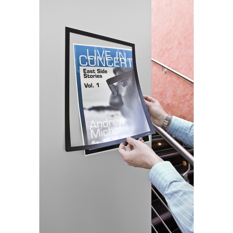 Durable Duraframe A3 1db fekete információs keret