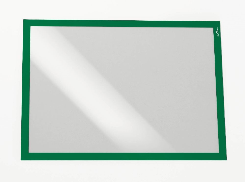 Durable Duraframe A3 2db-os  zöld öntapadó információs keret