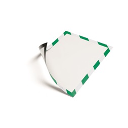 Durable Duraframe Security Magnetic A4 5db/cs zöld/fehér infokeret