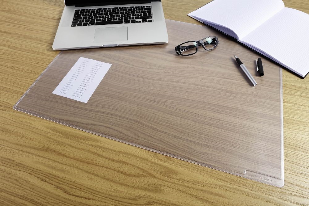 Durable Duraglas 530x400mm áttetsző asztali könyöklő