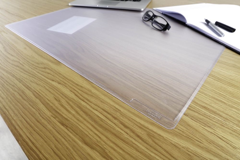 Durable Duraglas 530x400mm áttetsző asztali könyöklő