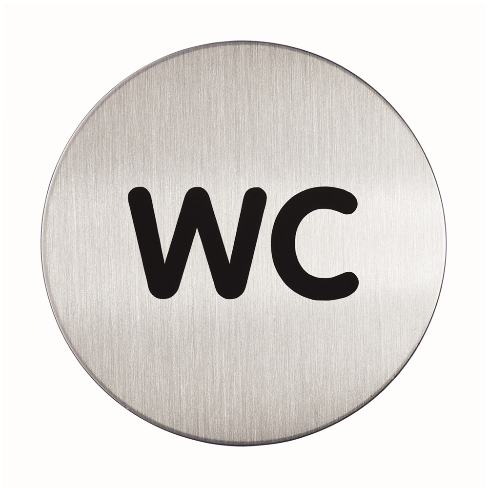Durable Picto átm. 83 mm WC piktogram