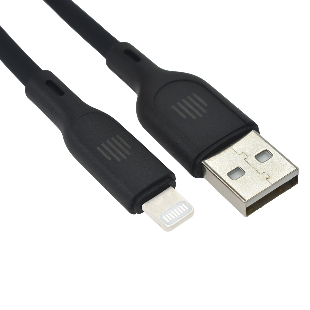 Dviced DV110001 1,25m USB A - Lightning fekete adat- és töltőkábel