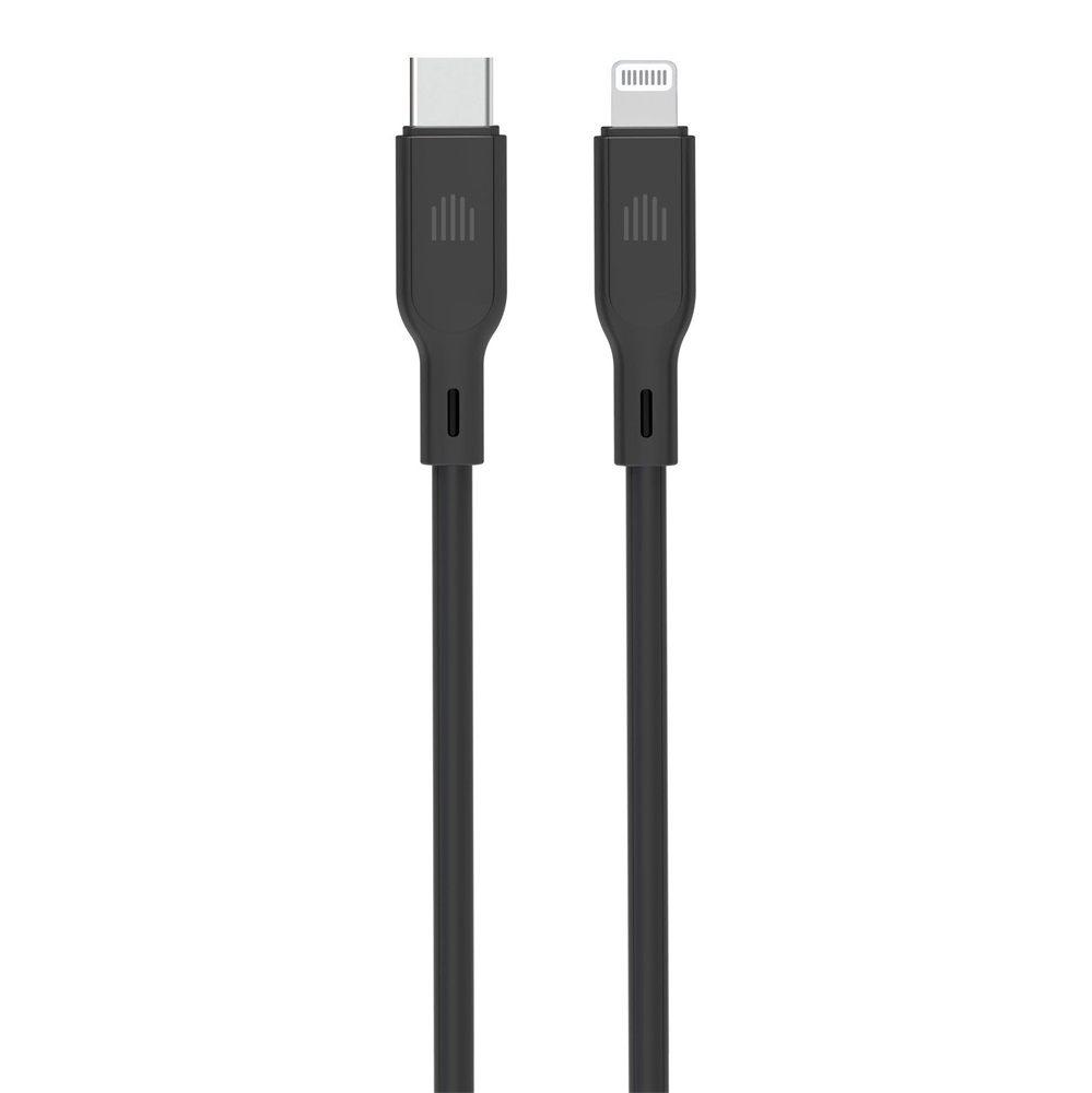 Dviced DV110003 1,25m Type-C - Lightning fekete adat- és töltőkábel