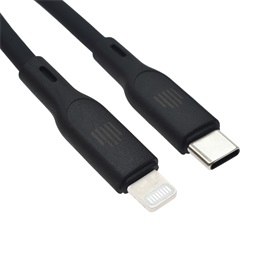 Dviced DV110003 1,25m Type-C - Lightning fekete adat- és töltőkábel