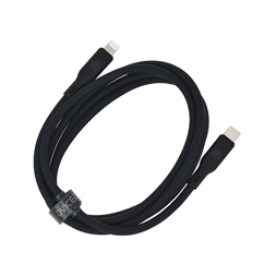 Dviced DV110003 1,25m Type-C - Lightning fekete adat- és töltőkábel