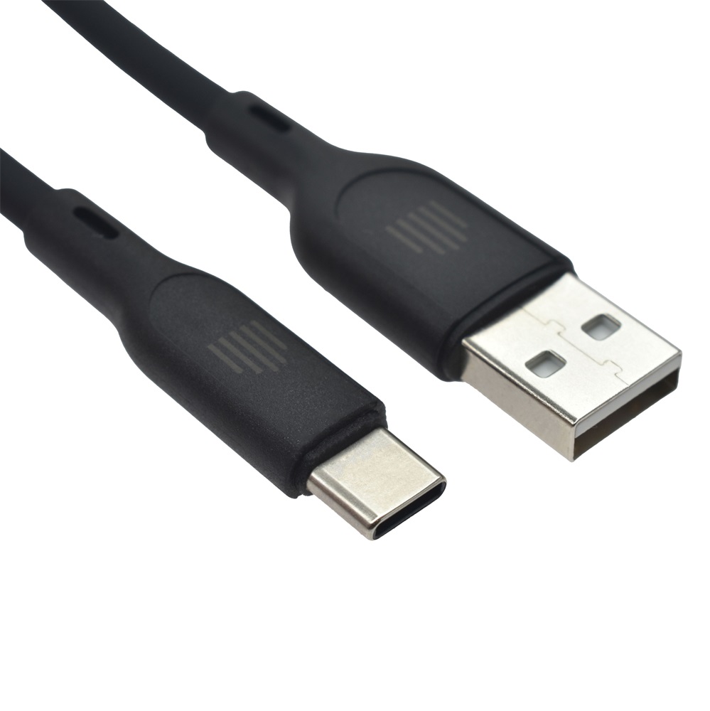 Dviced DV110005 1,25m USB A - Type-C fekete adat- és töltőkábel