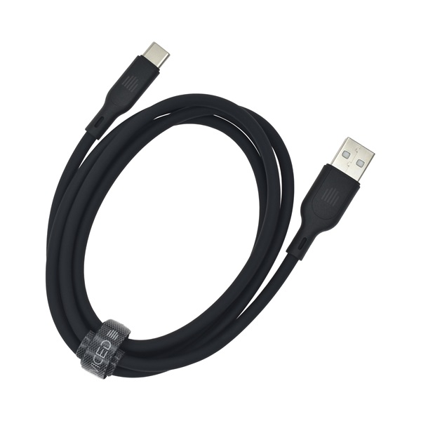 Dviced DV110005 1,25m USB A - Type-C fekete adat- és töltőkábel