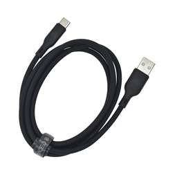 Dviced DV110005 1,25m USB A - Type-C fekete adat- és töltőkábel