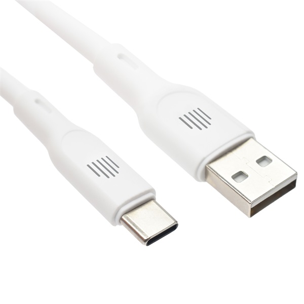 Dviced DV110006 1,25m USB A - Type-C fehér adat- és töltőkábel