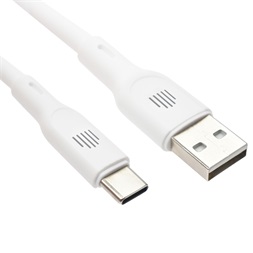 Dviced DV110006 1,25m USB A - Type-C fehér adat- és töltőkábel