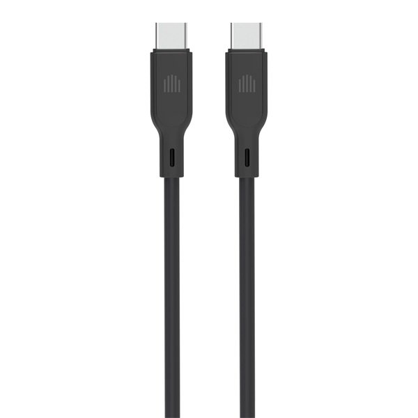 Dviced DV110007 1,25m Type-C fekete adat- és töltőkábel