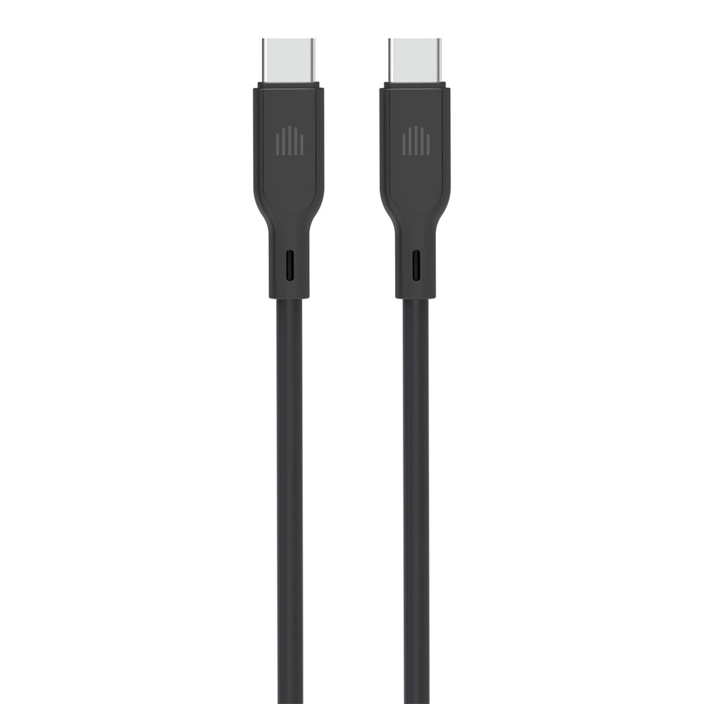 Dviced DV110007 1,25m Type-C fekete adat- és töltőkábel