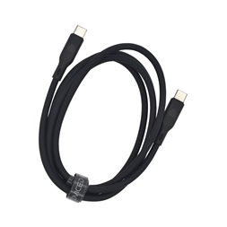 Dviced DV110007 1,25m Type-C fekete adat- és töltőkábel