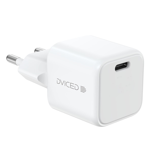 Dviced DV221002 30W Type-C GaN fehér hálózati töltő