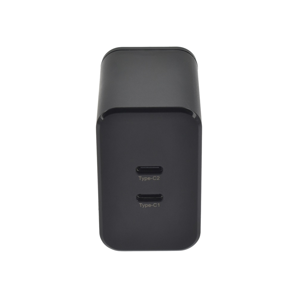 Dviced DV221010 65W 2xType-C GaN fekete hálózati töltő