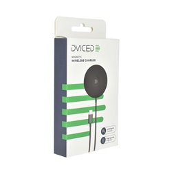 Dviced DV230002 15W Type-C fekete vezeték nélküli töltő