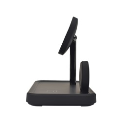 Dviced DV230005 15W 3in1 fekete vezeték nélküli töltő állomás + adapter & kábel