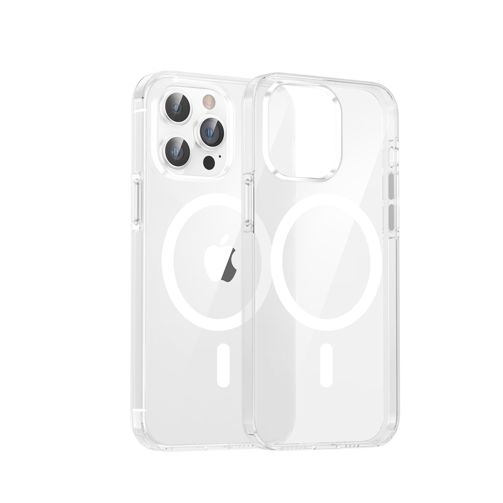 Dviced DV511006 MagSafe iPhone 15 Pro Max átlátszó/fehér hátlap