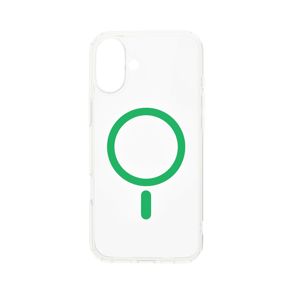 Dviced DV511010 MagSafe iPhone 16 átlátszó/zöld hátlap