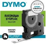Dymo D1 12mmx7m kék/fehér feliratozógép szalag