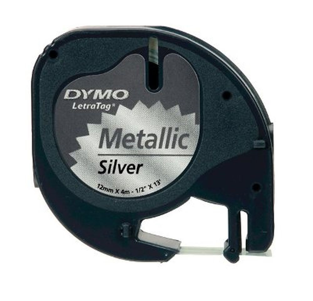Dymo LT 4m fém ezüst feliratozógép szalag