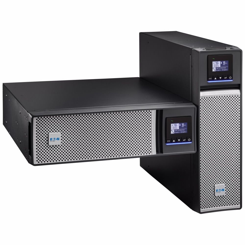 EATON 5PX 2200i RT3U 2200W fekete torony/rack 3U GEN2 szünetmentes tápegység