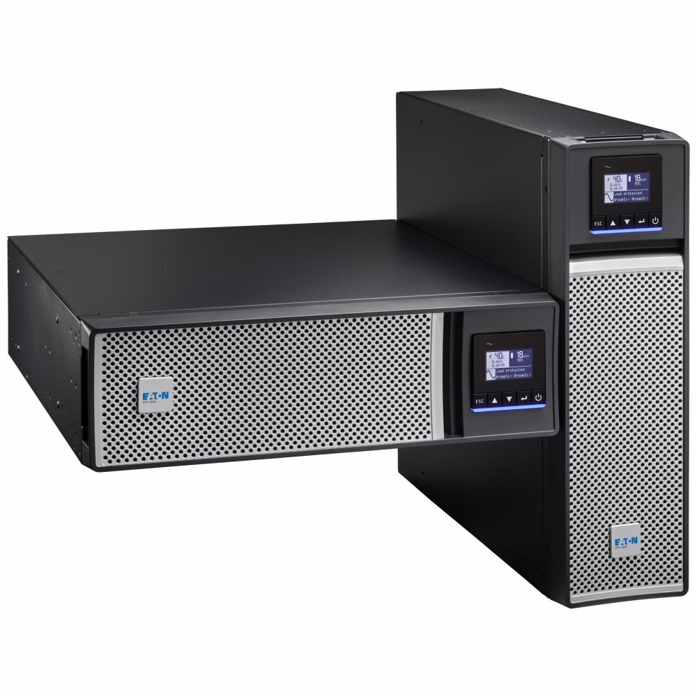 EATON 5PX 3000i RT3U 3000W fekete torony/rack 3U GEN2 szünetmentes tápegység