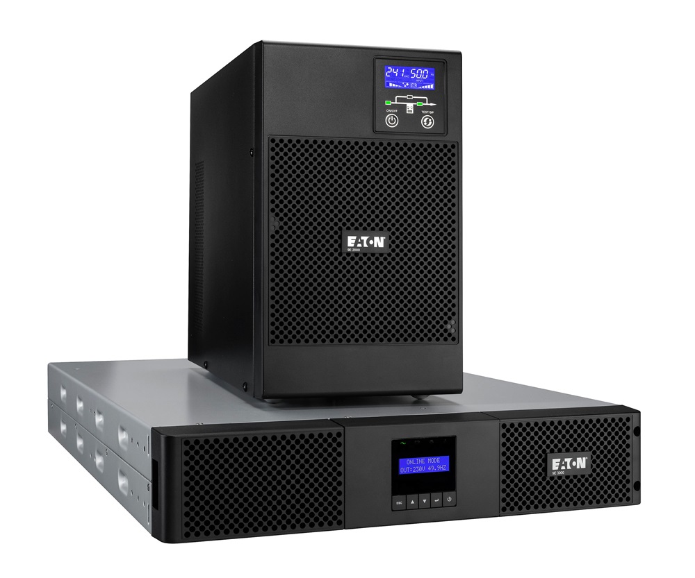 EATON 9E 3000IR 3000VA 2700W fekete 2U rack szünetmentes tápegység