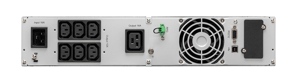 EATON 9E 3000IR 3000VA 2700W fekete 2U rack szünetmentes tápegység