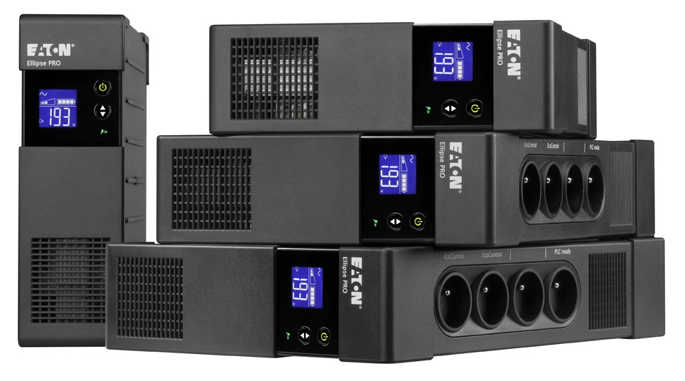 EATON Ellipse PRO 850 DIN 510W fekete szünetmentes tápegység