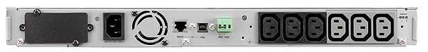 EATON 5P 1550i 1100W szürke rack 1U szünetmentes tápegység