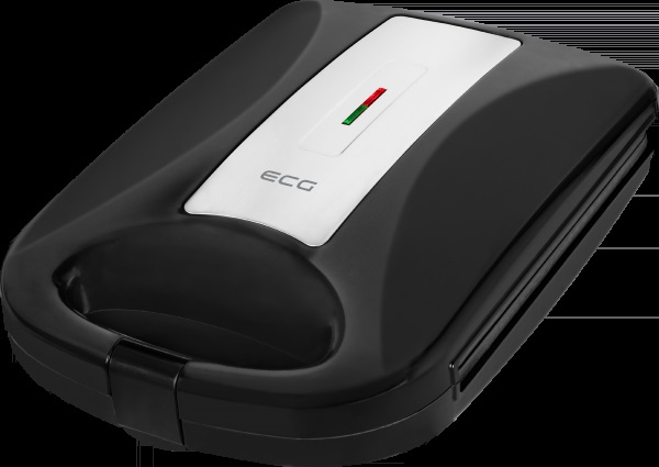 ECG S 4232 Family fekete szendvicssütő