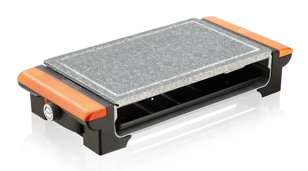 ETA Vital 116290000 fekete-fa asztali elektromos grill
