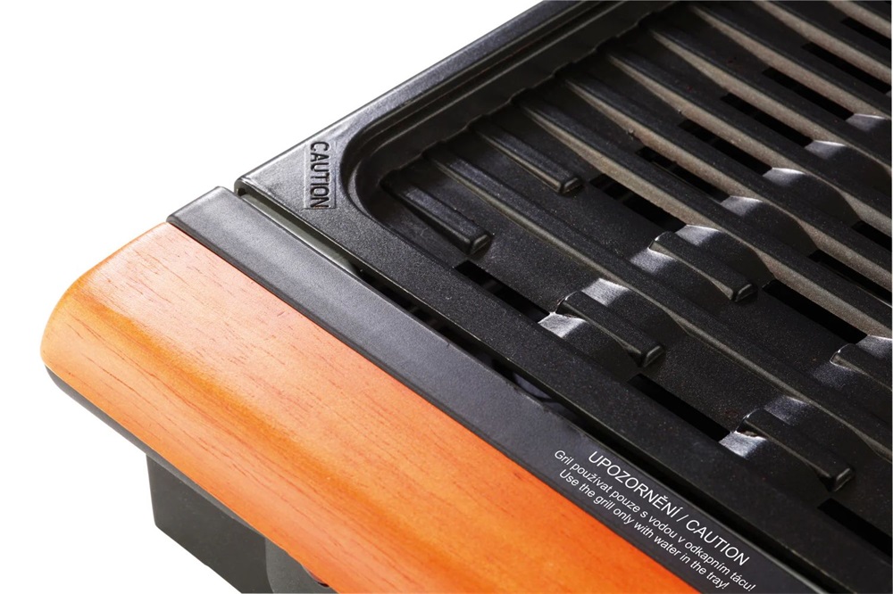 ETA Vital 116290000 fekete-fa asztali elektromos grill