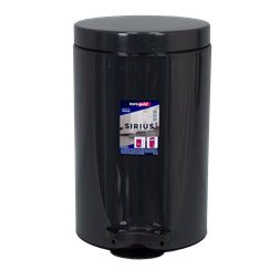 EUROGOLD SIRIUS 14l 40x25cm antracit szürke pedálos szemetes