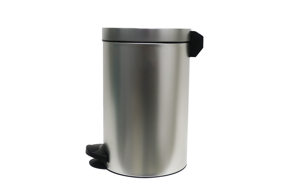 EUROGOLD SIRIUS 14l 40x25cm ezüst pedálos szemetes