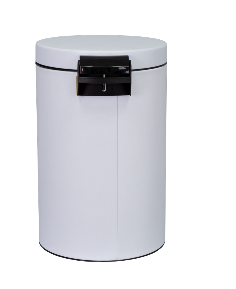 EUROGOLD SIRIUS 14l 40x25cm fehér pedálos szemetes