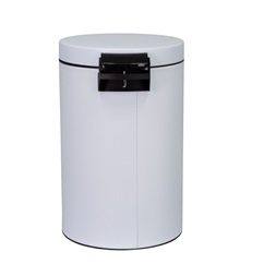 EUROGOLD SIRIUS 14l 40x25cm fehér pedálos szemetes (Használt - B)