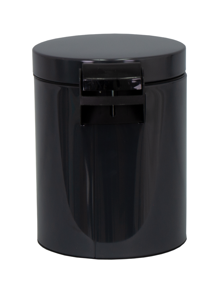 EUROGOLD SIRIUS 5l 19x24cm antracit szürke pedálos szemetes