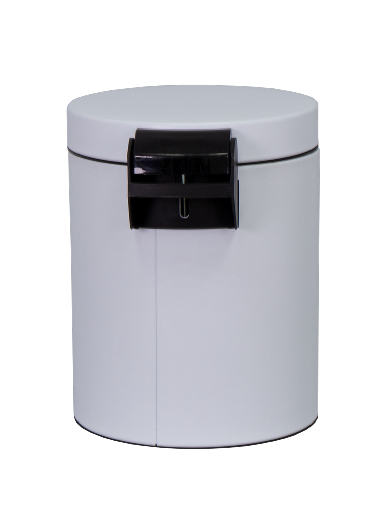EUROGOLD SIRIUS 5l 19x24cm fehér pedálos szemetes