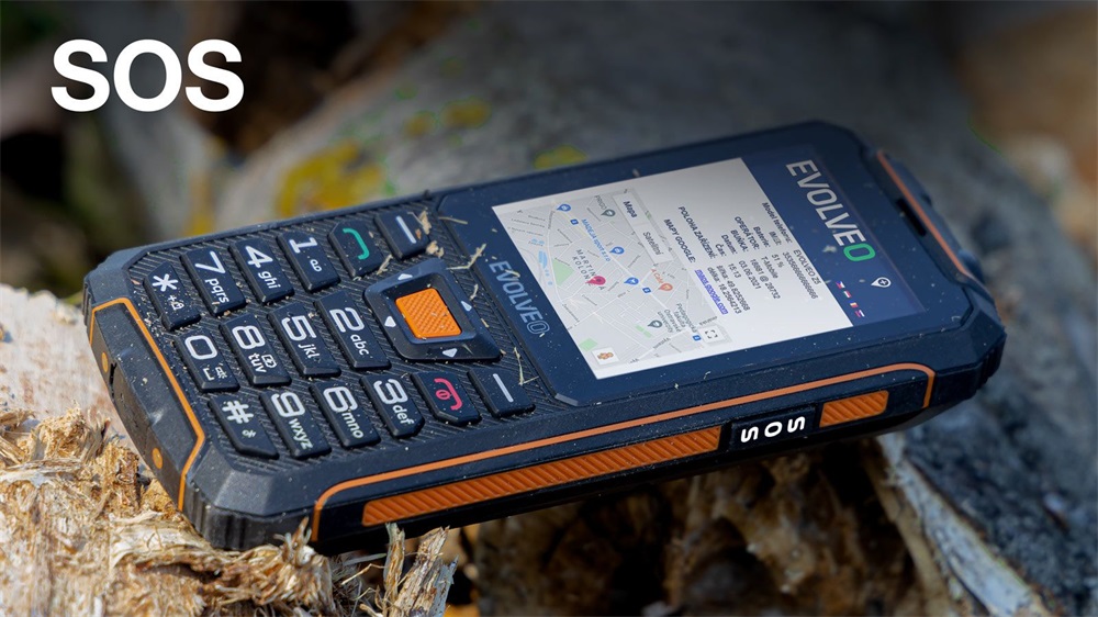 EVOLVEO Strongphone Z6 2,8" DualSIM fekete/narancs mobiltelefon
