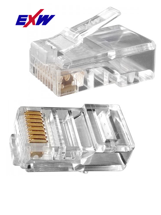 EXW CAT5E UTP Modulár Dugó 8P8C RJ45 patch és fali kábelekhez 20db