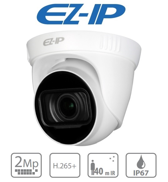 EZ-IP IPC-T2B20-ZS kültéri, 2MP, 2,8-12mm(motor), IR40m, IP Turret kamera
